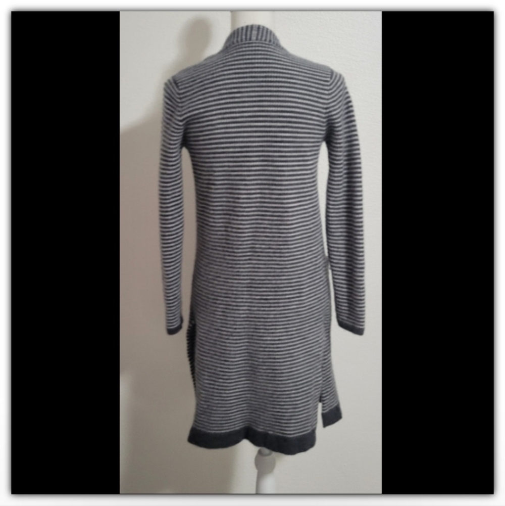 The Cashmere project sweater 100% Cashmere long open cardigan with pockets - Picture 5 of 9
